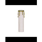 Couverture de bougie en plastique Satco 90-369 blanc