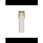 Couverture de bougie en plastique Satco 90-373 blanc