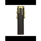 Couverture de bougie en plastique Satco 90-374 noir