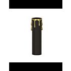 Couverture de bougie en plastique Satco 90-375 noir