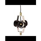 Ensemble de prises phénoliques 3-lumières Satco 90-463 noir