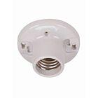 Douille en porcelaine pour montage en surface à base moyenne, sans clé Satco 90-483