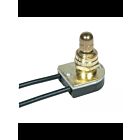 Commutateur rotatif en métal On-Off Satco 90-501 laiton plaqué