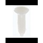 Vis de plaque pour interrupteur en plastique Satco 90-537 blanc