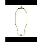 Ensemble pour lampe avec lyre robuste Satco 90-553 laiton poli