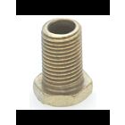Raccord en acier à tête hexagonale Satco 90-638 laiton plaqué