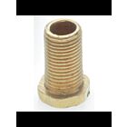 Raccord en acier à tête hexagonale Satco 90-639 laiton plaqué