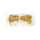 Ensemble de cordons 8' avec interrupteurs de ligne Satco 90-723 or clair
