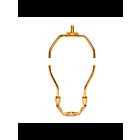 Ensemble pour lampe avec lyre robuste Satco 90-921 laiton poli