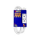 Rallonge 6 pieds, blanc Satco 93-5045 blanc
