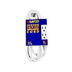 Rallonge 9 pieds, blanc Satco 93-5047 blanc