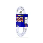 Rallonge 12 pieds, blanc Satco 93-5049 blanc
