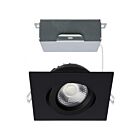 satco S11622R1 12W Noir LED Encastré CCT sélectionnable