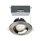 satco S11626R1 12W Nickel brossé LED Encastré CCT sélectionnable