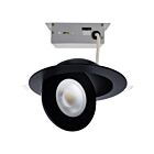 satco S11862 15W Noir LED Encastré CCT sélectionnable