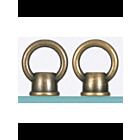 2 Boucles femelles Satco S70-256 laiton