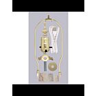 Ensemble pour lampe Satco S70-266 laiton poli
