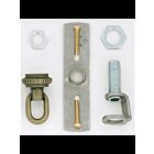 Ensemble de boucles et anneaux Satco S70-352 chrome