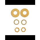 6 rondelles en acier assorties Satco S70-628