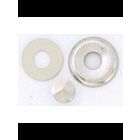 Bouchon de verrouillage au plafond en verre Satco S70-639 laiton plaqué
