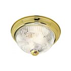 Plafonnier Nuvo Lighting SF76-024 2-Lumières 120W Laiton poli