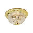 Plafonnier Nuvo Lighting SF76-091 2-Lumières 120W Laiton poli
