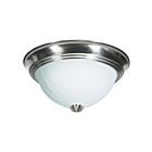 Plafonnier Nuvo Lighting SF76-244 2-Lumières 120W Nickel brossé