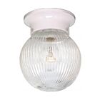 Plafonnier en boule Nuvo Lighting SF76-257 1-Lumière 60W Blanc