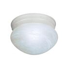 Plafonnier Nuvo Lighting SF76-612 1-Lumière 60W Blanc texturé