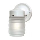 Lanterne murale d'extérieur Nuvo Lighting SF76-702 1-Lumière 60W Blanc brillant