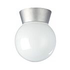 Plafonnier Nuvo Lighting SF77-152 1-Lumière 60W Aluminium satiné