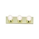 Bande de vanité Nuvo Lighting SF77-188 3-Lumières 300W Laiton poli
