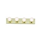 Bande de vanité Nuvo Lighting SF77-189 4-Lumières 400W Laiton poli