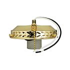 Kit de ventilateur câblé Brass Fin Candelabra Satco SF77-462
