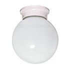 Plafonnier en boule Nuvo Lighting SF77-947 1-Lumière 60W Blanc