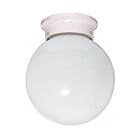 Plafonnier en boule Nuvo Lighting SF77-948 1-Lumière 60W Blanc