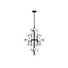 Savoy House Amani 1-1592-15-50 15-Lumières 900W Cachemire Noir Lustre