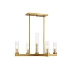Savoy House 1-2634-5-322 Carina 5-Lumières 300 Watt Laiton chaud Lustre