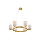 Savoy House Isla Blanca 1-3170-6-322 6-Lumières 360W Laiton chaud Suspendu
