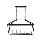 Savoy House Essentials Townsend 1-424-5-89 5-Lumières 300W Noir mat Lustre linéaire