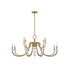 Savoy House 1-5803-12-322 Bergdorf 12-Lumières 720 Watt Laiton chaud Lustre