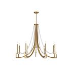 Savoy House 1-8805-9-322 Helen 9-Lumières 540 Watt Laiton chaud Lustre