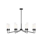 Savoy House Baker 1-8860-8-89 8-Lumières 480W Noir mat Lustre