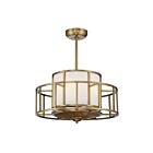 Ventilateur de plafond Savoy House Oslo 30-FD-126-322 31W 26" Laiton chaud