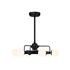 Savoy House 30-FD-345-89 Gibson Noir mat 6W Ventilateur de plafond