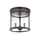 Plafonnier Semi Encastré Savoy House Essentials Penrose 6-1043-3-13 3 Lumières 180W Bronze Anglais