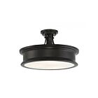 Plafonnier Semi Encastré Savoy House Essentials Watkins 6-134-3-44 3 Lumières 180W Bronze Classique