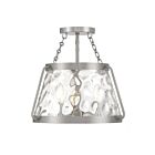 Plafonnier Semi Encastré Savoy House Essentials Crawford 6-1802-3-Sn 3 Lumières 180W Nickel Satiné