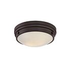 Plafonnier Savoy House Essentials Lucerne 6-3350-14-13 2 Lumières 120W Bronze Anglais