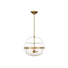Savoy House 6-4723-4-322 Denmar 4-Lumières 240W Laiton chaud Cabriolet Plafonnier semi-encastré ou Suspendu